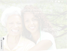Tablet Screenshot of leonspringsfamilydental.com